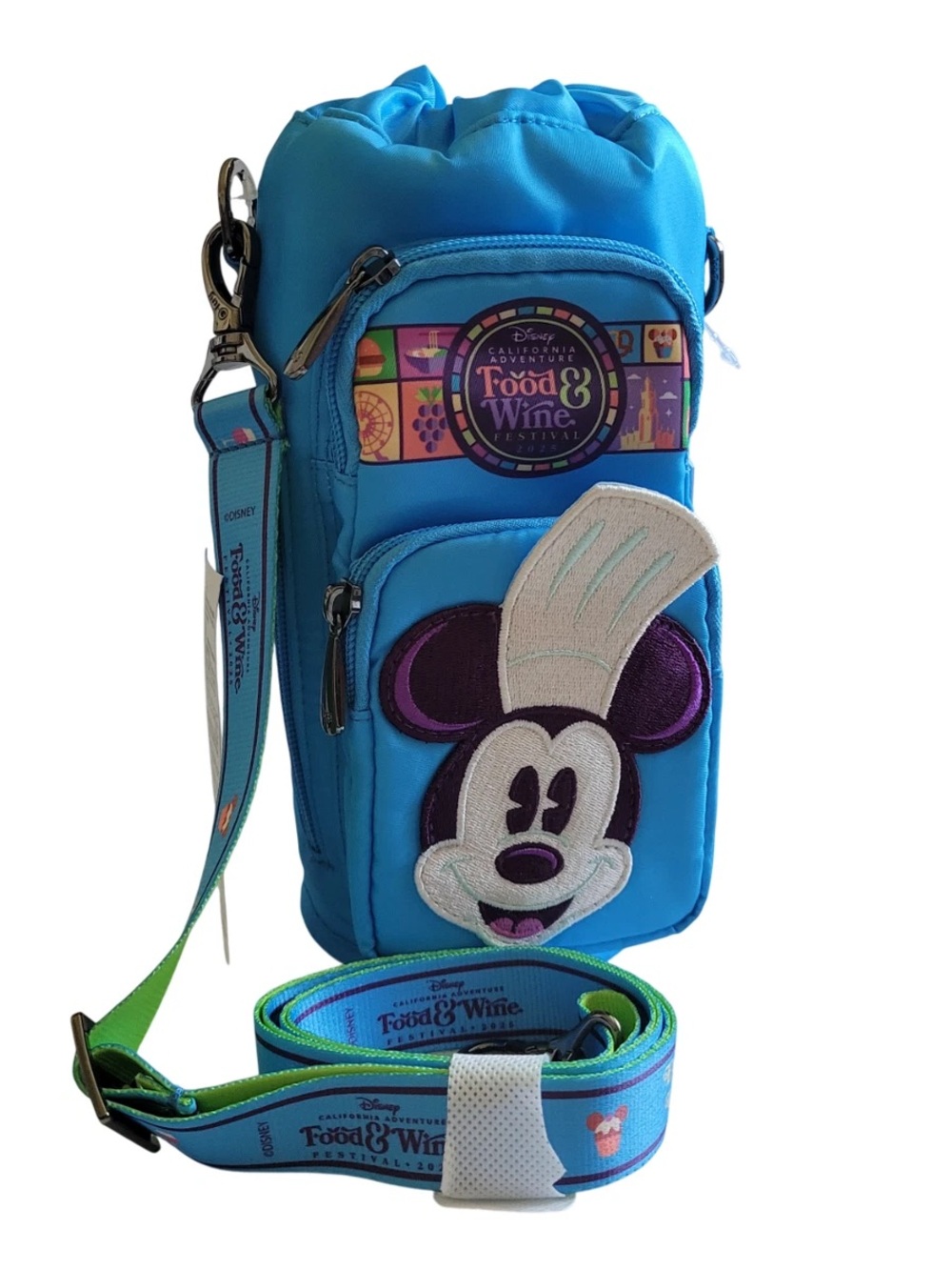 NEW Limited Edition Disney Parks Lug Huggie Water Bottle holder crossbody